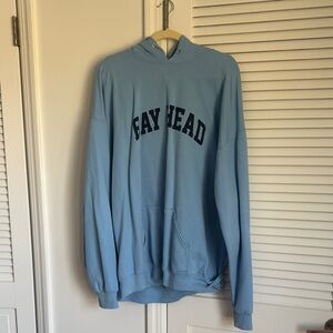 Bay head blue hoodie